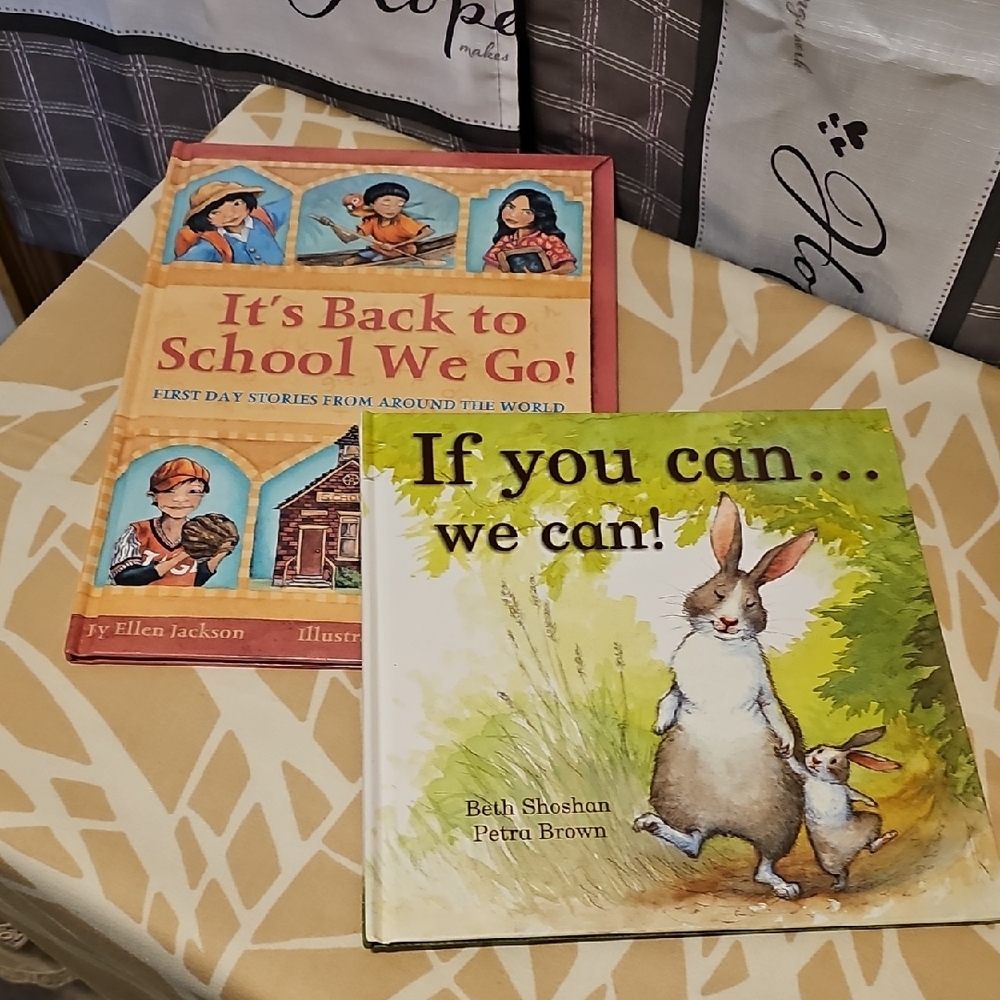 Children's Storybook Set - Back to School and If You Can